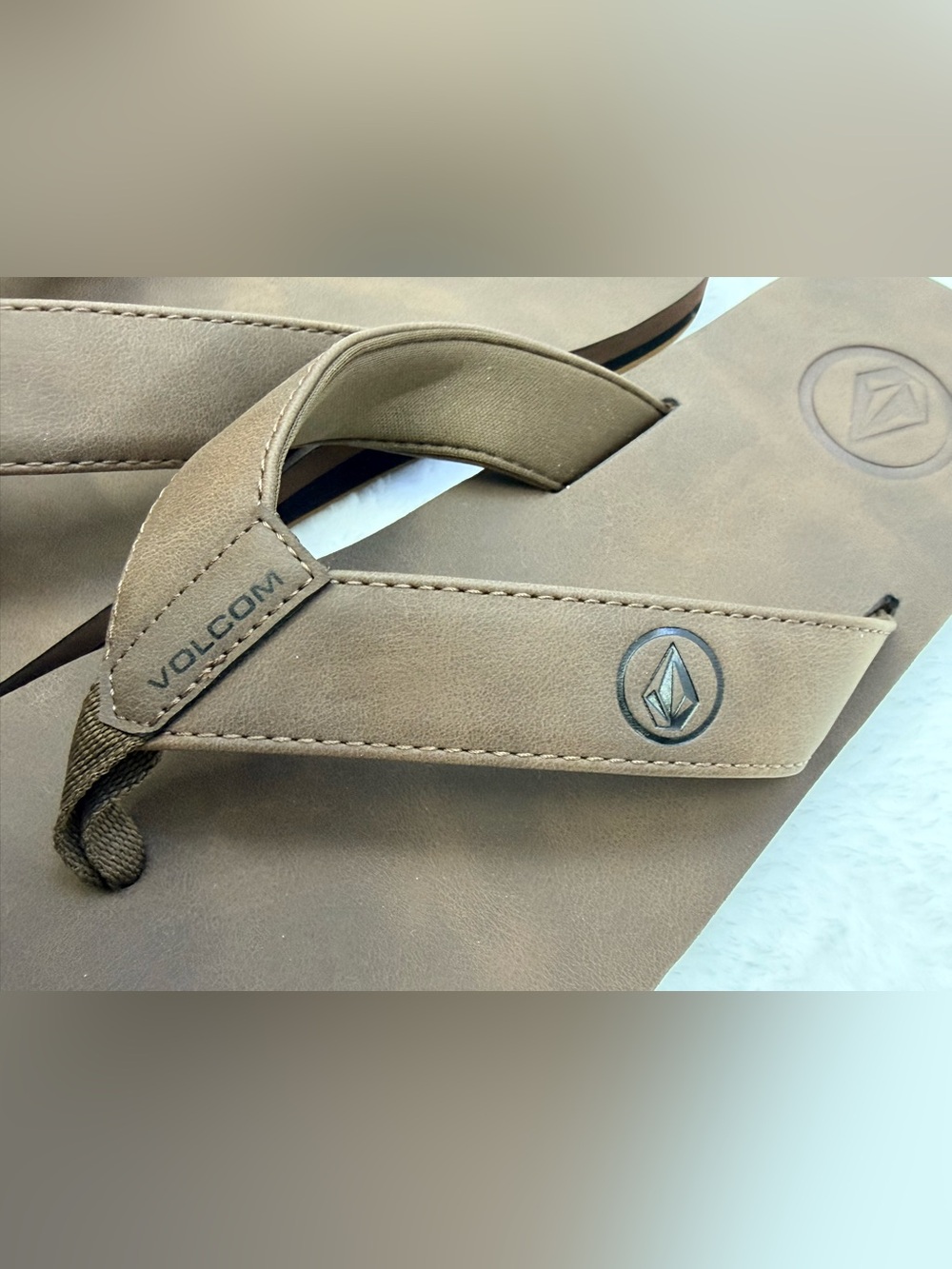 Volcom Men’s Brown Casual Thong Flip Flops Sandal V08126V1 Vocation LX 2 size 11 - Picture 6 of 15